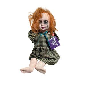 Halloween Animated Head Pulling Moving Talking Light Up Doll